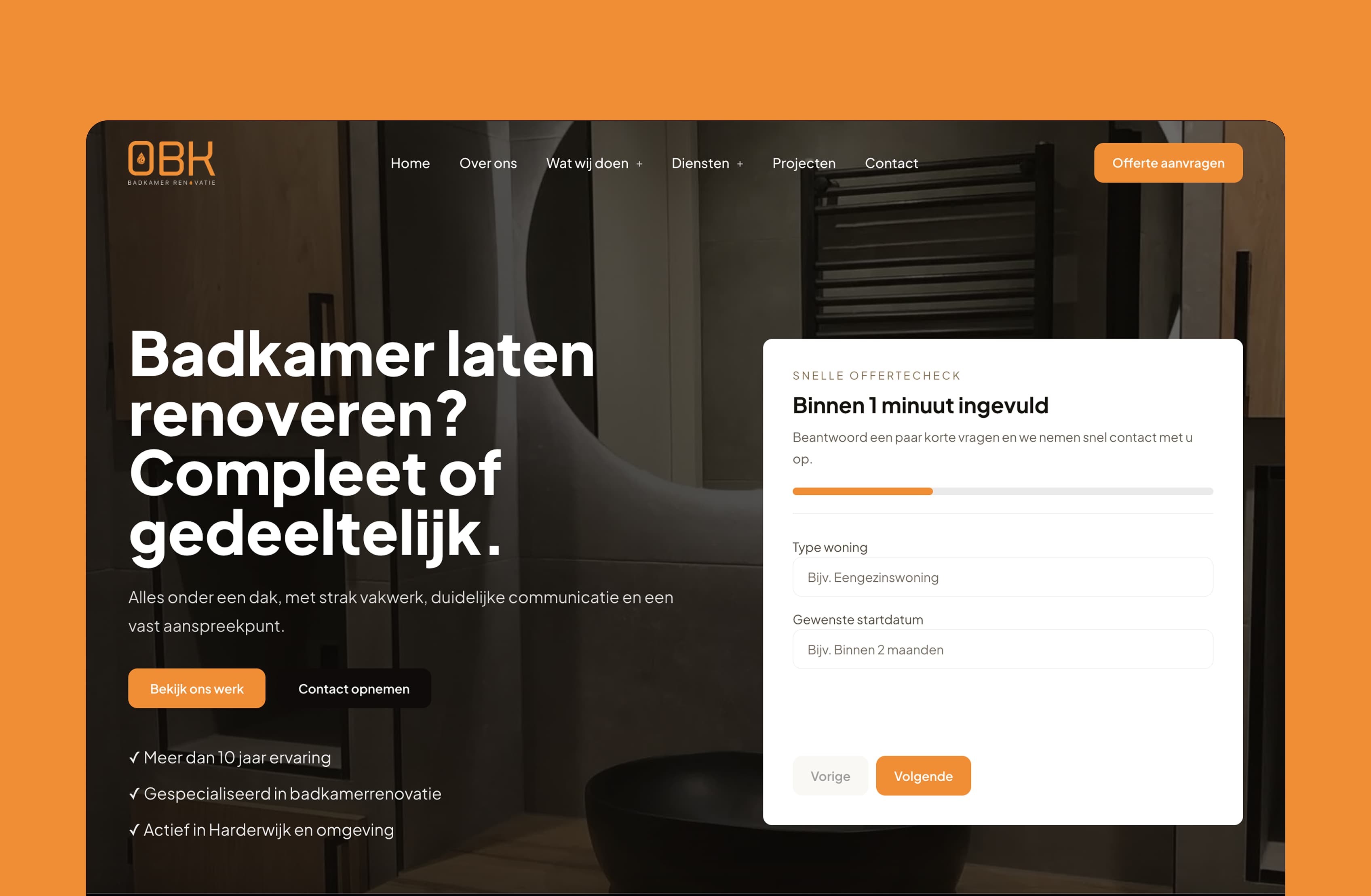 Een hero die direct vertrouwen wekt